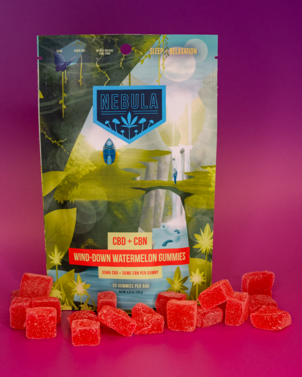 Nebula CBD Gummies - Watermelon Wind Down