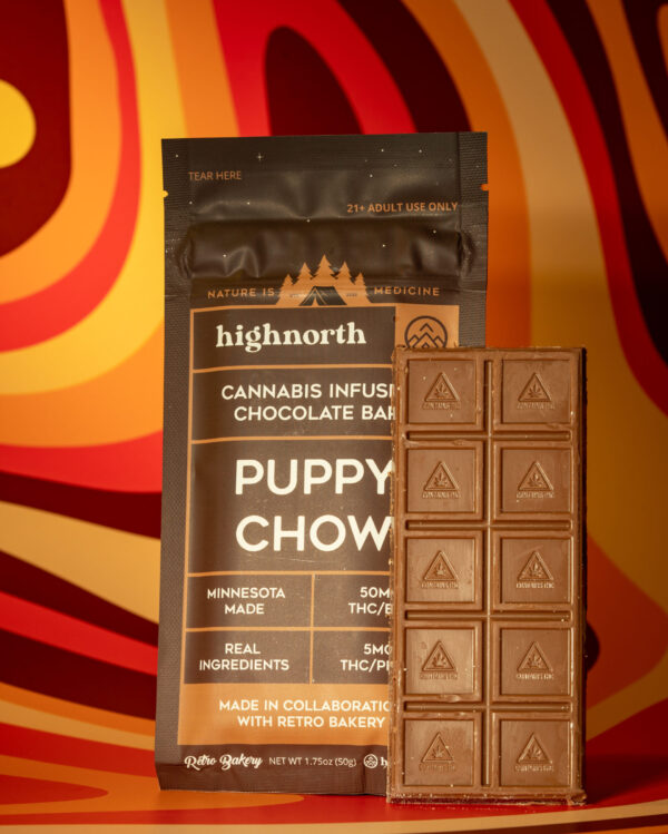 High North Puppy Chow Chocolate Bar - 50 Mg THC / Bar